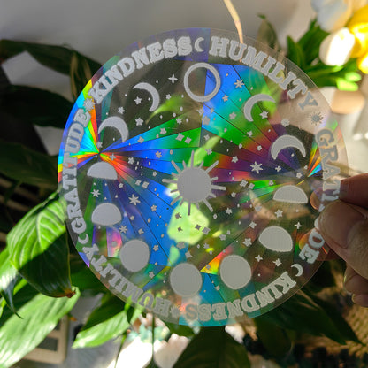 Sunshine Catcher Colorful Window Sticker Suncatcher Sun Rainbow Prism Glass Sticker