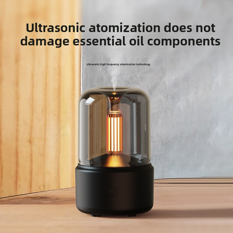 Candlelight Aroma Diffuser with Flickering Flame