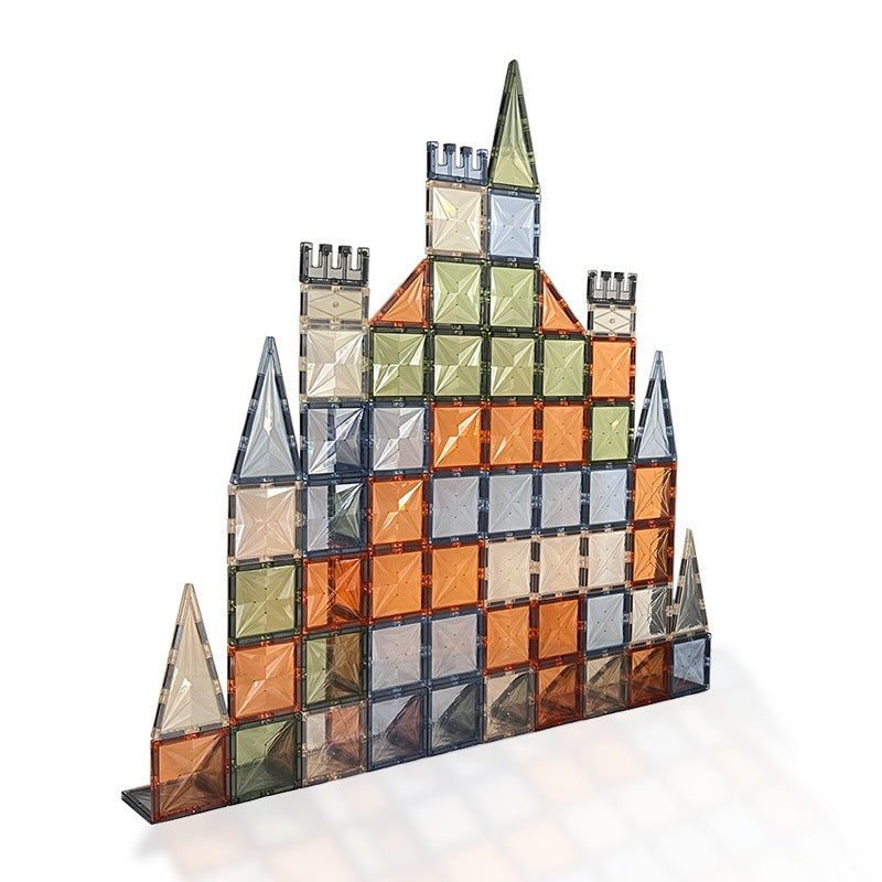 Colour Window Magnetic Building Tiles, 26 to 268 Pieces