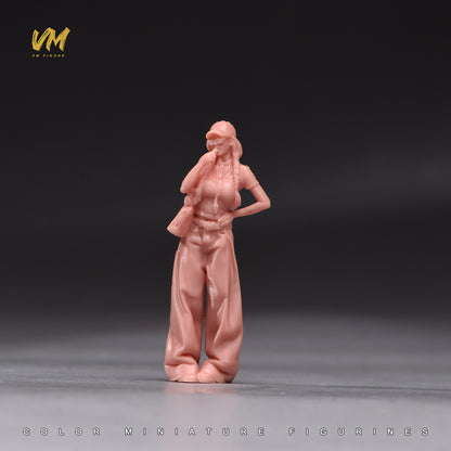 Figuras pintadas a mano a escala 1:64 para dioramas