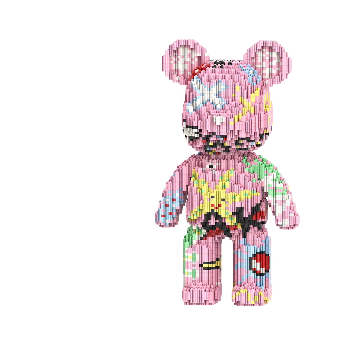 Large Bear & Rabbit Building Block Figures