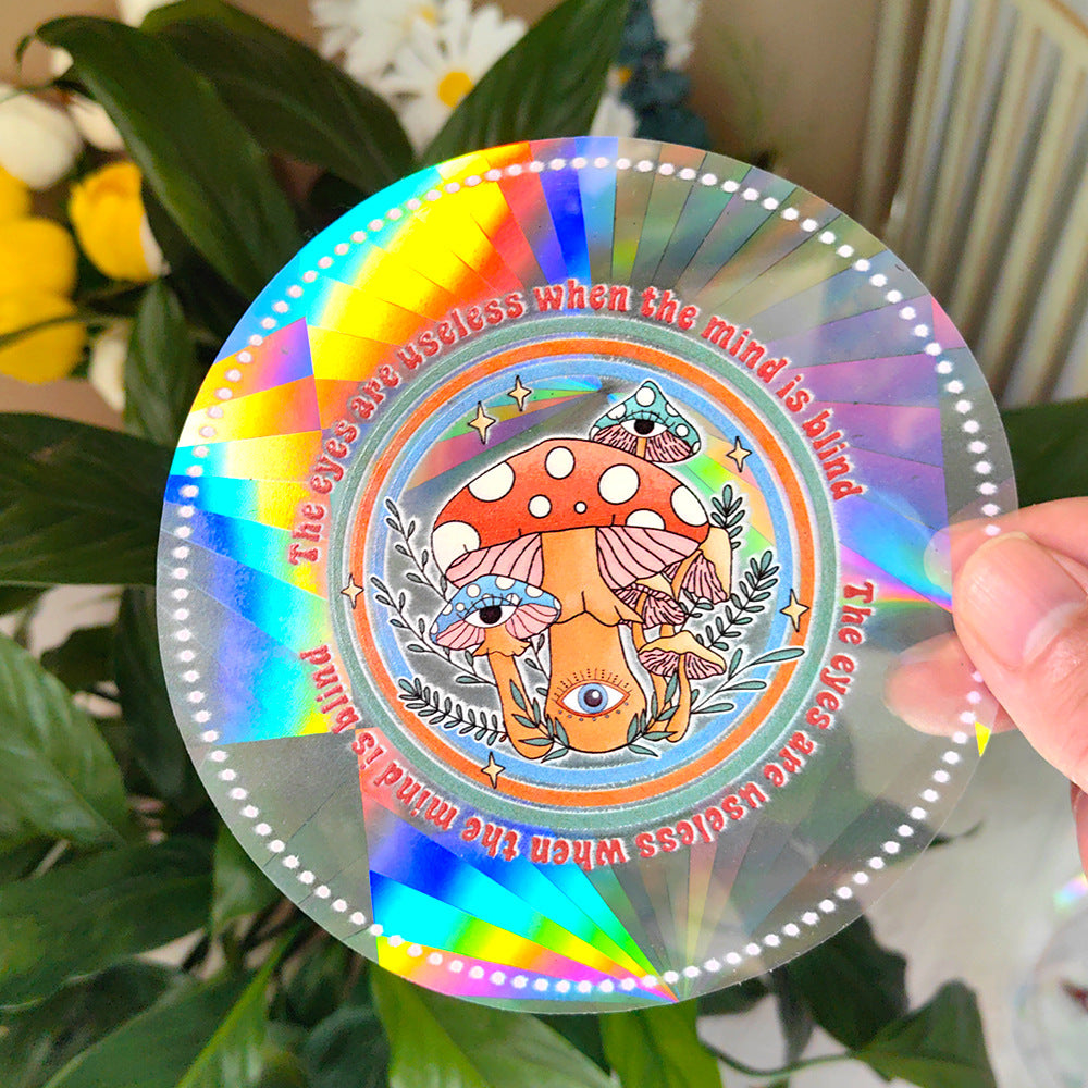 Sunshine Catcher Colorful Window Sticker Suncatcher Sun Rainbow Prism Glass Sticker