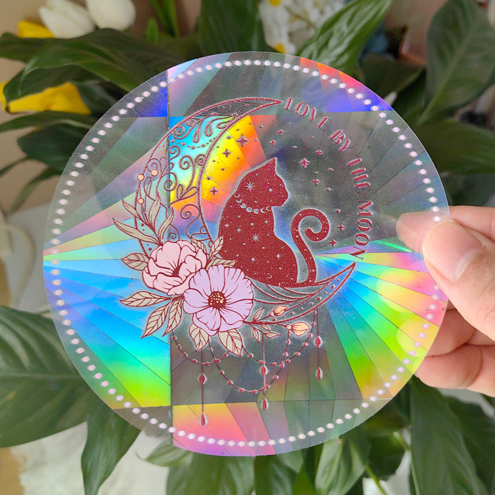 Sunshine Catcher Colorful Window Sticker Suncatcher Sun Rainbow Prism Glass Sticker