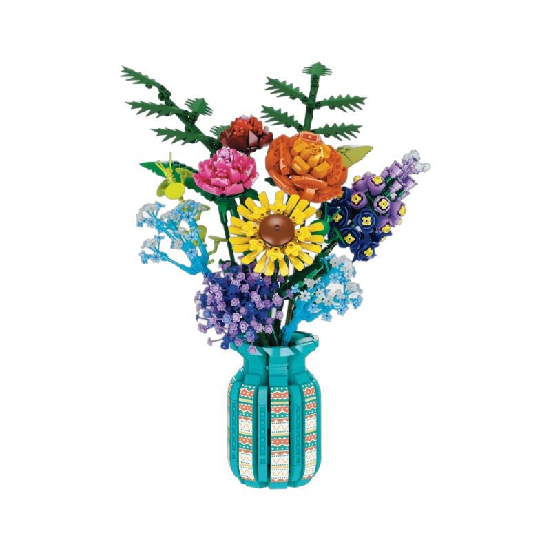 Blumenstrauß aus Bausteinen, 1853+ Teile