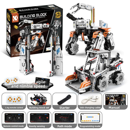 Programmable Remote-Control Block Robots