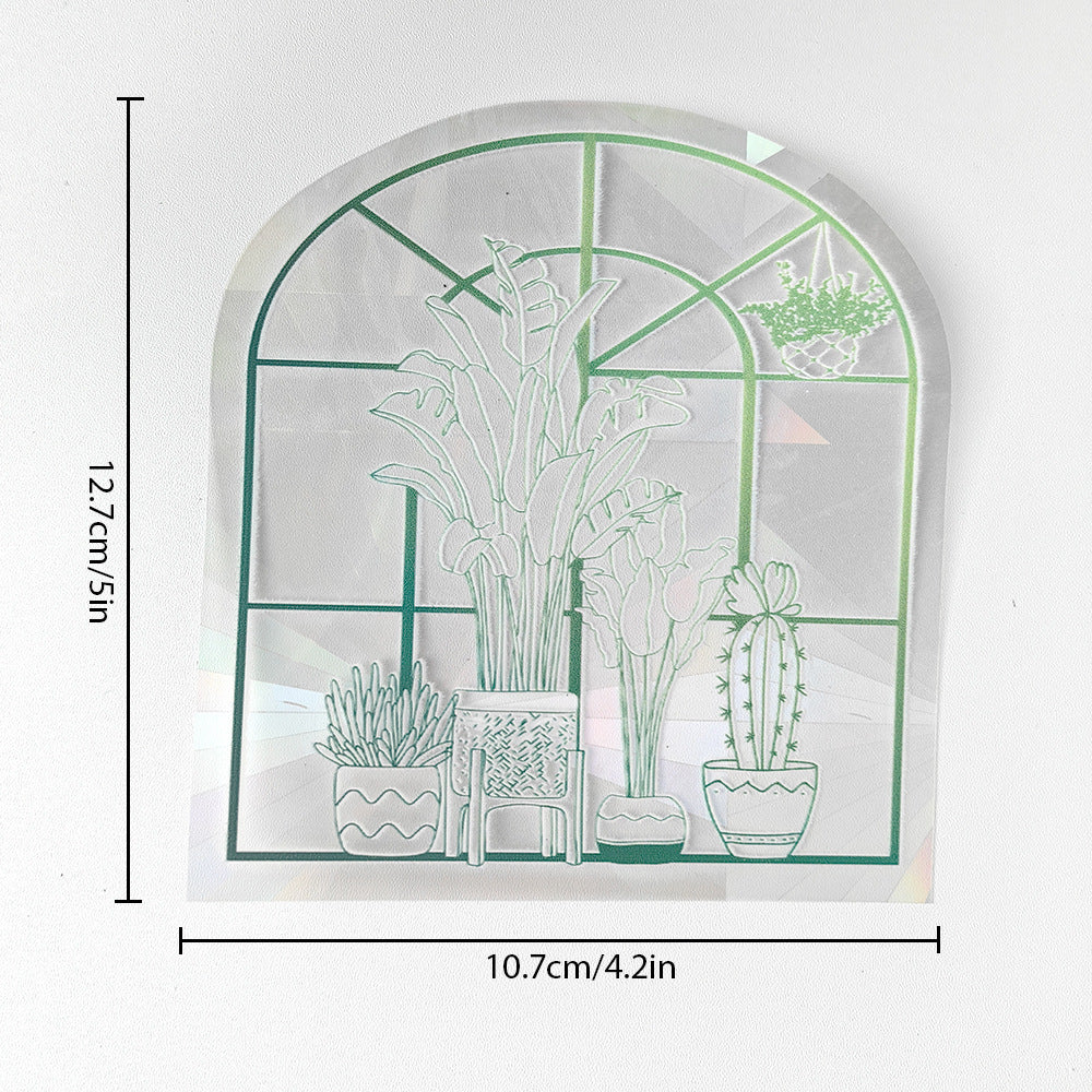Sunshine Catcher Colorful Window Sticker Suncatcher Sun Rainbow Prism Glass Sticker