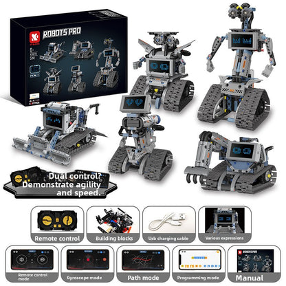 Programmable Remote-Control Block Robots