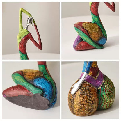 Esculturas de figuras abstractas en resina, 10 diseños