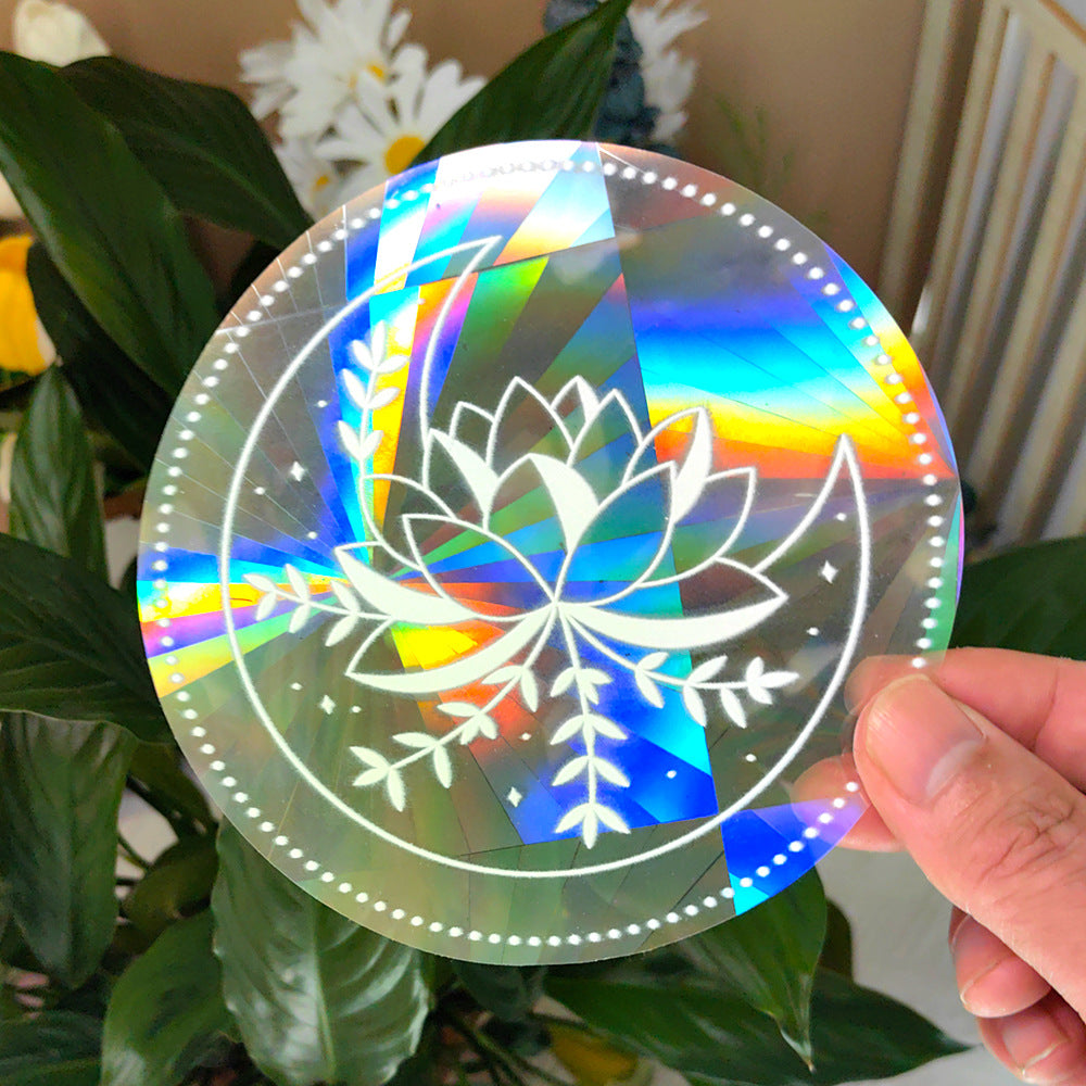 Sunshine Catcher Colorful Window Sticker Suncatcher Sun Rainbow Prism Glass Sticker