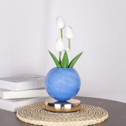 Tulpenstrauß-Tischlampe mit USB-Stromversorgung