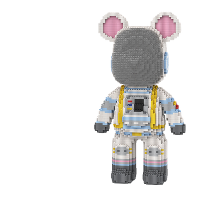 Large Bear & Rabbit Building Block Figures