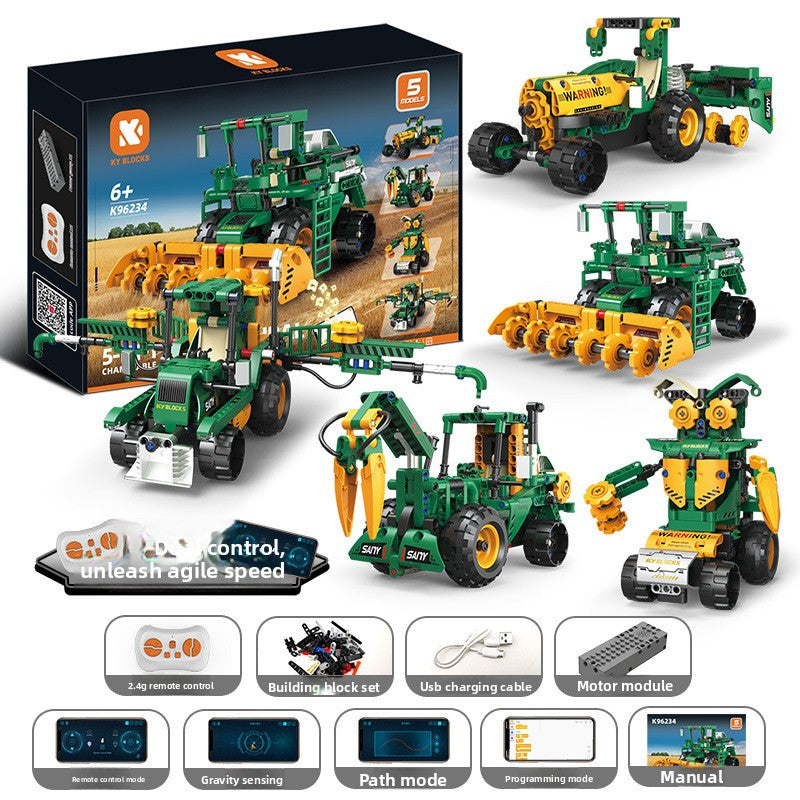 Programmable Remote-Control Block Robots