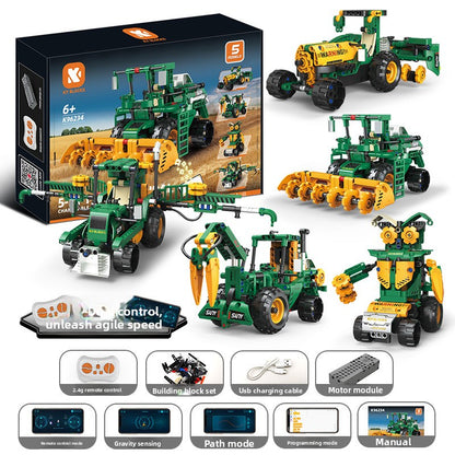 Programmable Remote-Control Block Robots