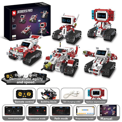 Programmable Remote-Control Block Robots