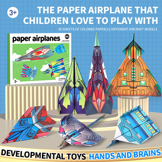 Children's Origami Airplane Kit