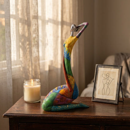 Esculturas de figuras abstractas en resina, 10 diseños