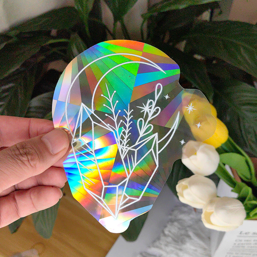 Sunshine Catcher Colorful Window Sticker Suncatcher Sun Rainbow Prism Glass Sticker