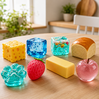 Slow-rebound squishy stress toys in a gift box