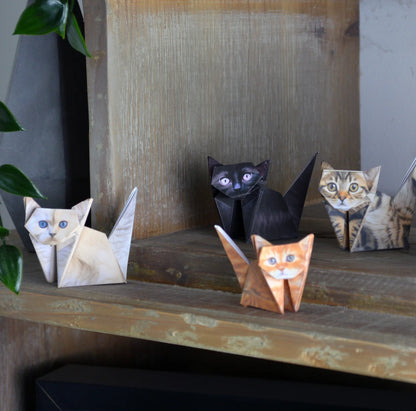 Paper Desk Pets Origami Kit: Fold-Your-Own Cats, Dogs, Cows, Dinos