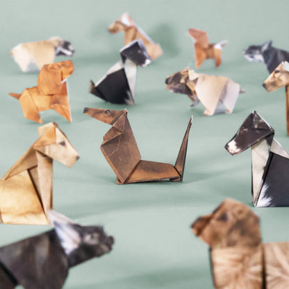 Paper Desk Pets Origami Kit: Fold-Your-Own Cats, Dogs, Cows, Dinos