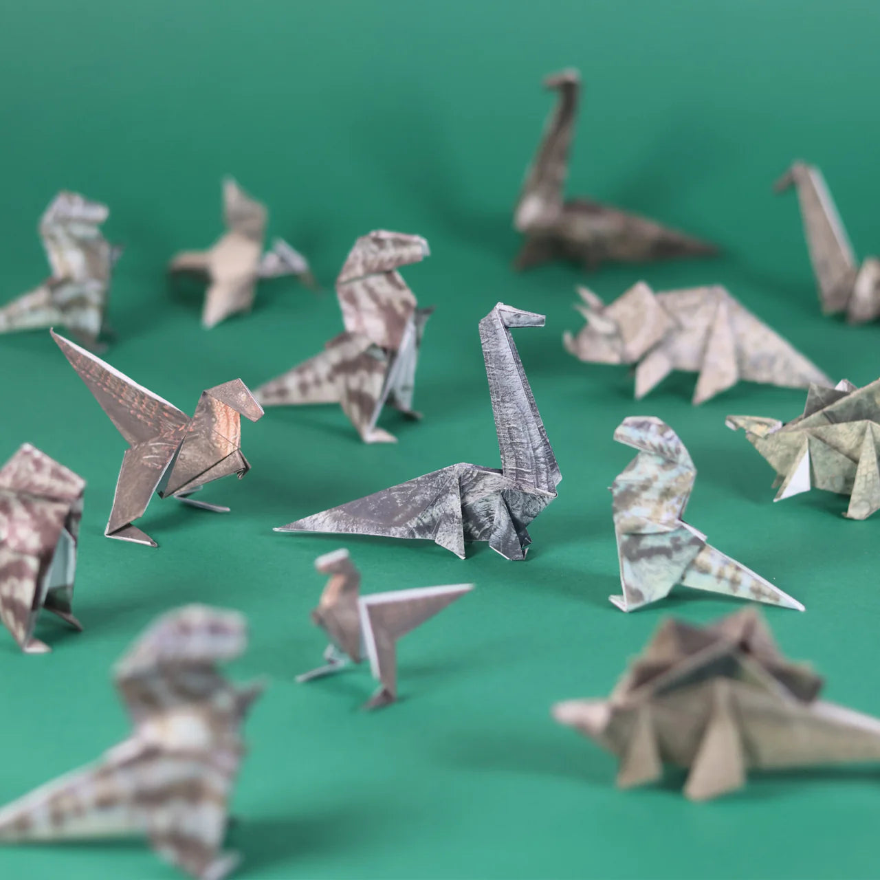Paper Desk Pets Origami Kit: Fold-Your-Own Cats, Dogs, Cows, Dinos