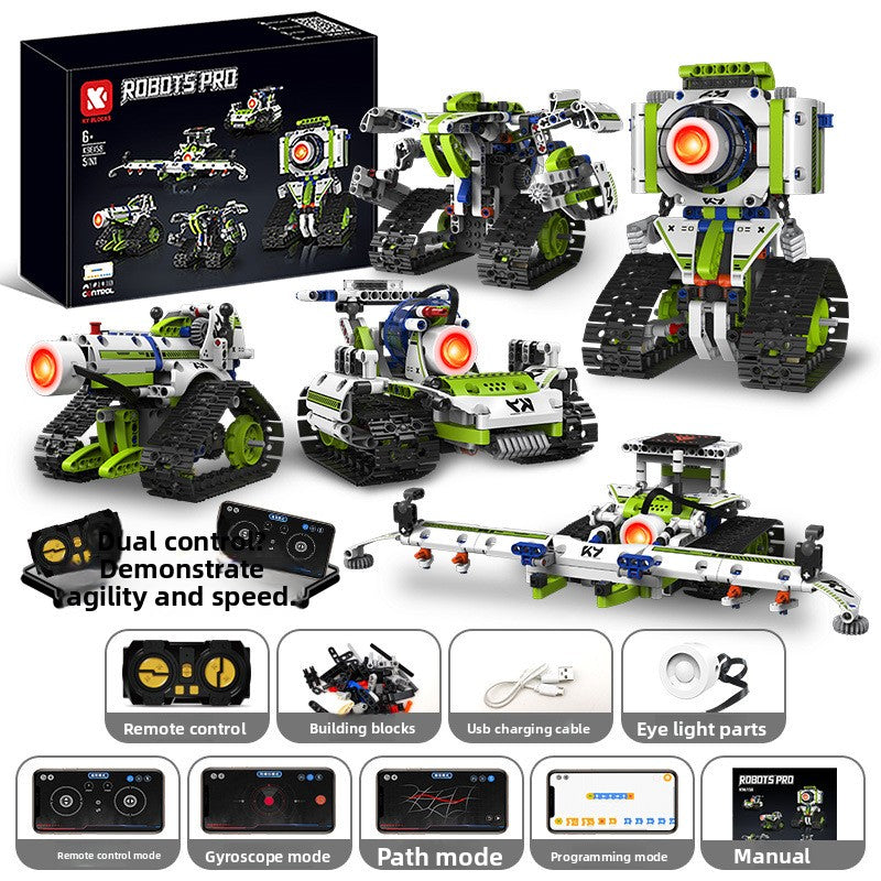 Programmable Remote-Control Block Robots