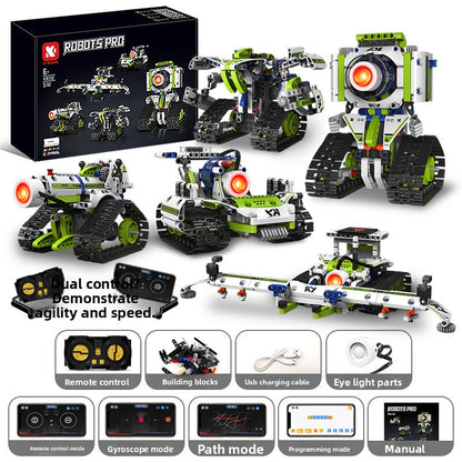 Programmable Remote-Control Block Robots