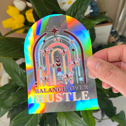 Sunshine Catcher Colorful Window Sticker Suncatcher Sun Rainbow Prism Glass Sticker