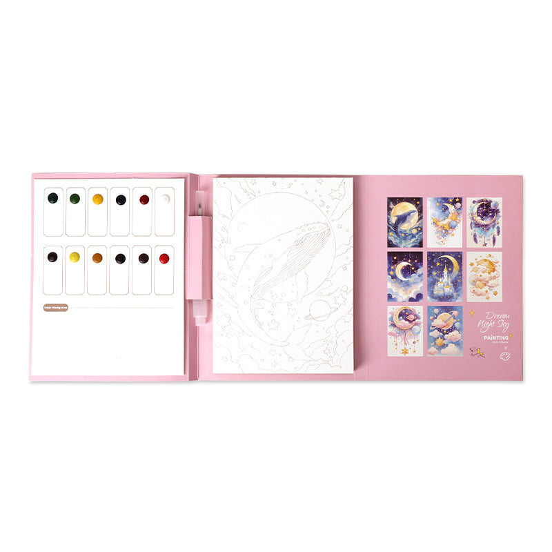 Drawing Coloring Paper for Adults, Watercolor Sticky Notes