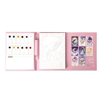 Drawing Coloring Paper for Adults, Watercolor Sticky Notes