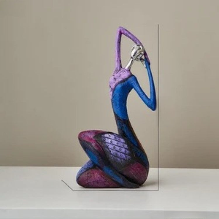 Esculturas de figuras abstractas en resina, 10 diseños