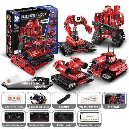Programmable Remote-Control Block Robots