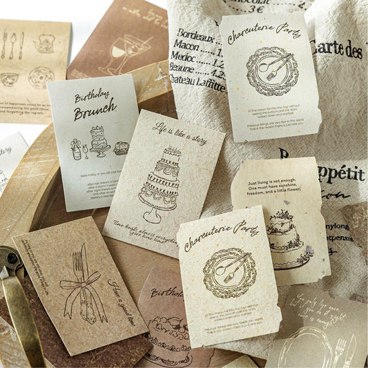 Vintage Decorative Paper Stickers