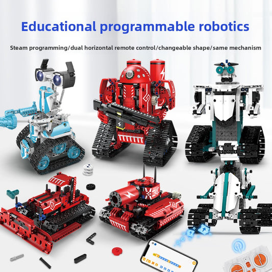 Programmable Remote-Control Block Robots