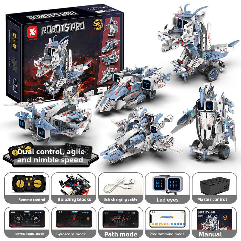 Programmable Remote-Control Block Robots