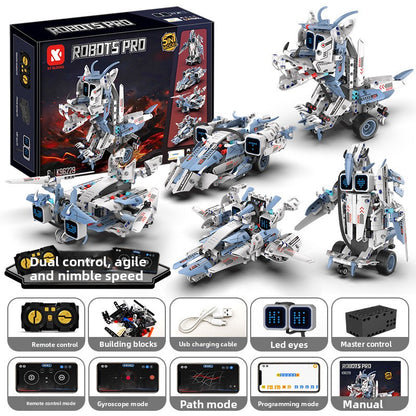 Programmable Remote-Control Block Robots