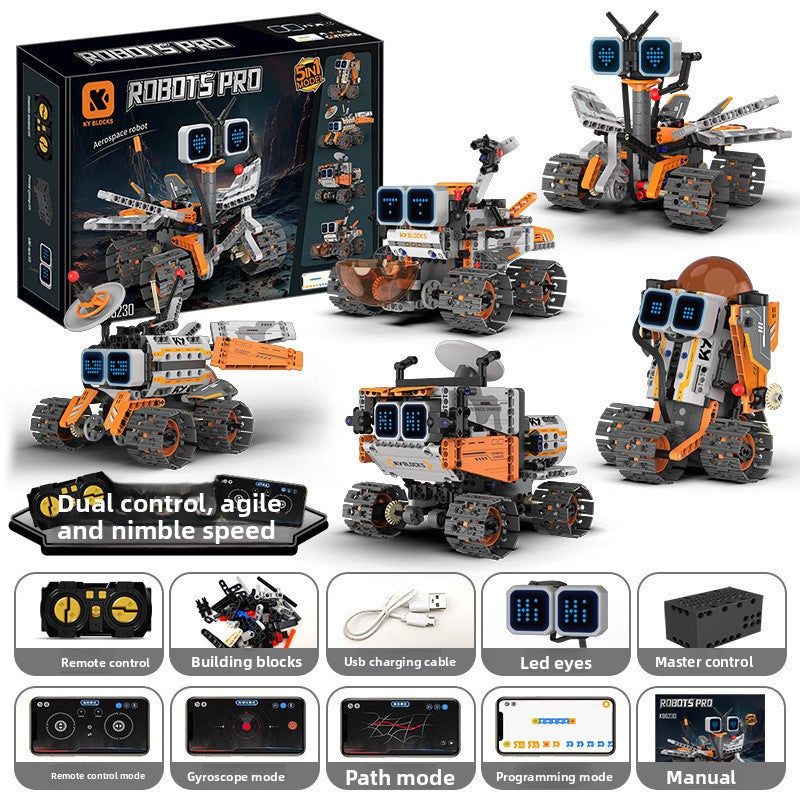 Programmable Remote-Control Block Robots