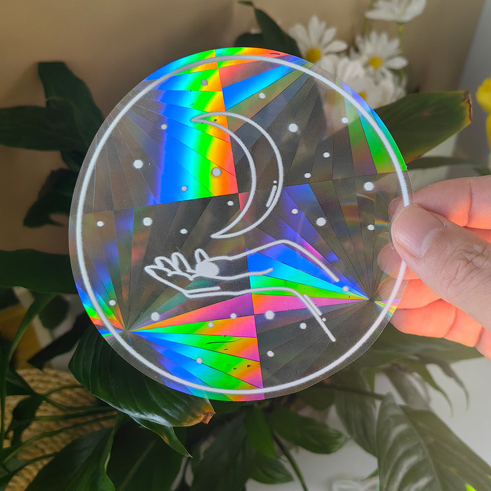 Sunshine Catcher Colorful Window Sticker Suncatcher Sun Rainbow Prism Glass Sticker
