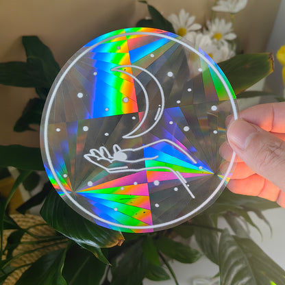 Sunshine Catcher Colorful Window Sticker Suncatcher Sun Rainbow Prism Glass Sticker