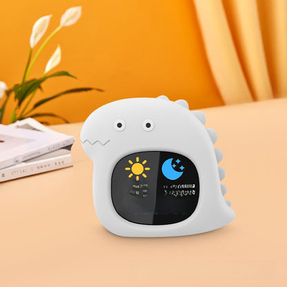 Silicone Cartoon Alarm Clock with LED Night Light