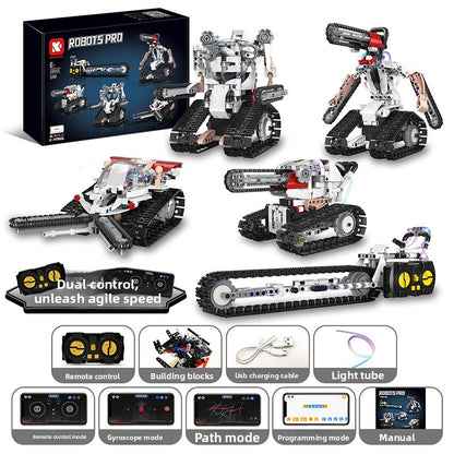 Programmable Remote-Control Block Robots