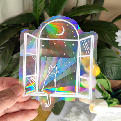 Sunshine Catcher Colorful Window Sticker Suncatcher Sun Rainbow Prism Glass Sticker