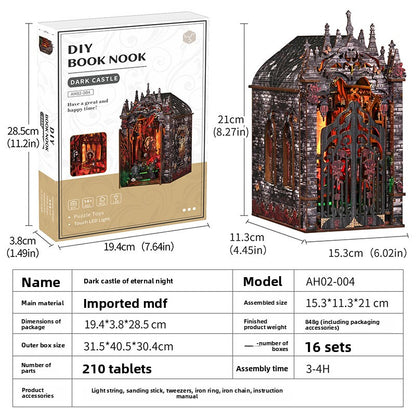 Maison miniature DIY en bois, découpe laser