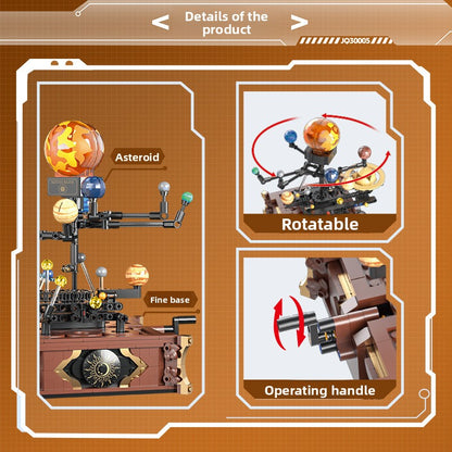 Modello del sistema solare a mattoncini, 697 pezzi