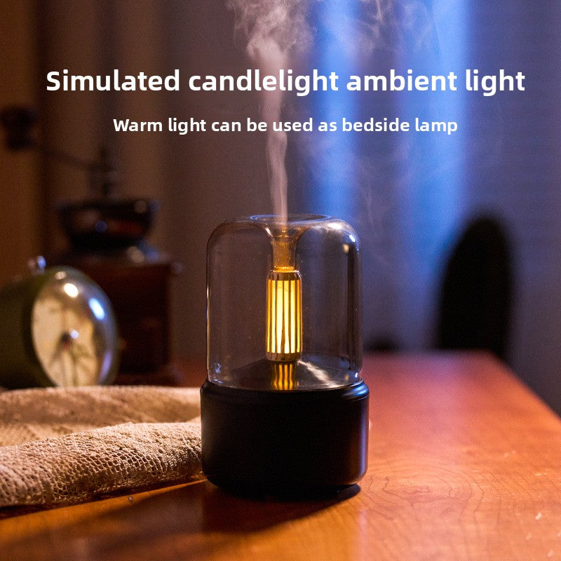 Candlelight Aroma Diffuser with Flickering Flame