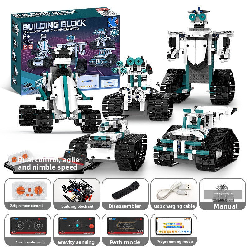 Programmable Remote-Control Block Robots