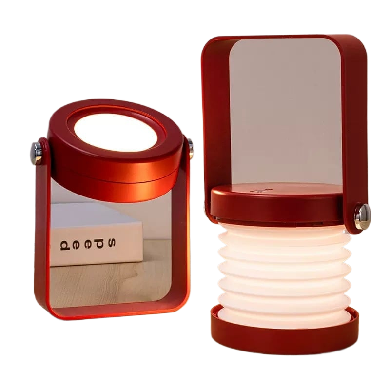 Lampe de bureau pliante type lanterne, rechargeable