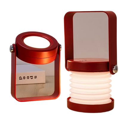 Lampe de bureau pliante type lanterne, rechargeable