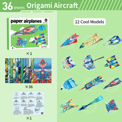 Children's Origami Airplane Kit