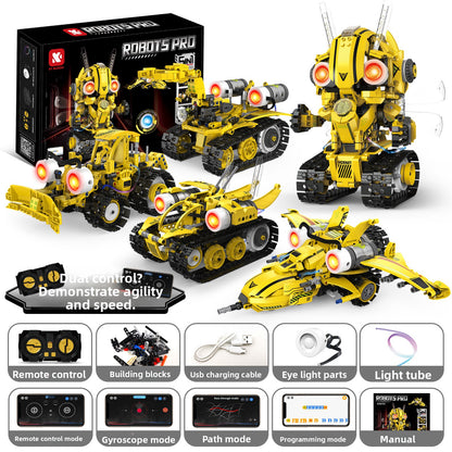 Programmable Remote-Control Block Robots